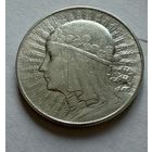 5 злотых 1934 г.  Польша.  Ядвига.  Серебро