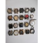 Часы механические импортные разные 20 штук с 1 рубля