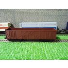 Полувагон  4-х осный (кир)  "PIKO"  б/у 1/87 HO