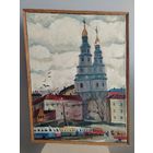 Все лоты с 1 Рубля. Красивая картина неизвестного автора, 50-е 70-е года прошлого столетия.