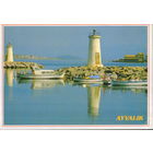 Подписанная открытка Турция 2018г. "Айвалык. Маяк"