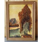 Картина янтарная