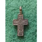 КРЕСТИК (цветмет), старинный с ушком