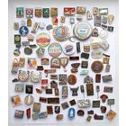 Все лоты с рубля.Значки города,памятные места СССР