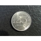 Индонезия. 25 рупий. 1971. С 20 копеек. Распродажа коллекции. Смотрите другие лоты.