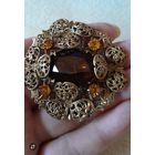 Винтажная брошь. Чехословакия.