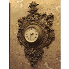 Большие бронзовые настенные часы Европа