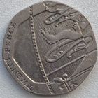 Великобритания 20 пенсов 2010 г.