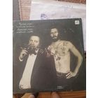 Пластинка к кинофильму, группа Аквариум, БГ, чёрная роза - эмблема, красная роза...