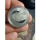 1 рубль 2009 г. Птица года Серый гусь+буклет Республика Беларусь медь-никель