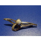 Брошь мельхиор, клеймо МК2, Костромской ювелирный завод, винтаж СССР