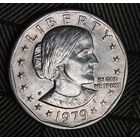 1 доллар 1979 P  США  USA Сьюзен Энтони (американская борец за права женщин)
