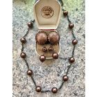 Ожерелье и клипсы комплект