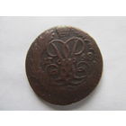 МОНЕТА 2 КОПЕЙКИ 1758, НАДПИСЬ 2 КОПЕЙКИ СВЕРХУ.РЕДКОСТЬ!
