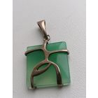 Кулон серебро 925 пр, камень торги с Рубля