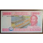 Экваториальная Гвинея, Банк центральной Африки, 2000 франков 2002 г., отметка "F",  P:508F