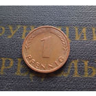 1 пфенниг 1968 (F) Германия ФРГ #03