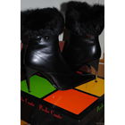 Очень модные,кожанные,зимние полусапожки фирмы Paolo Conte,р.37.Чёрные и новые!