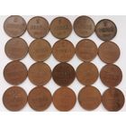 Оптовый лот. 5 пенни 1917 г. С рубля! 20 шт!