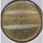 Ватикан 20 лир 1968 г. В холдере