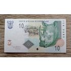 Werty71 Южная Африка ЮАР 10 рандов 2005 2009 UNC банкнота