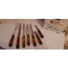 Кухонный набор,ножи.Роспись Палех.