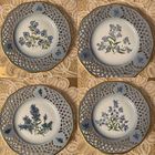 Тарелка Незабудки Колокольчики Германия  винтаж цена за 2 шт