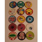 Фишки Chupa Caps полный сет (номера 31-60) + бита, одним лотом