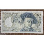 Банкнота Франция 50 франков 1988 год.