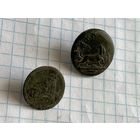 2 охотничьих пуговицы