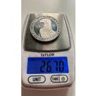 Коллекционая серебряная монета США, 1 доллар 1983 года, XXIII Летние Олимпийские игры, Лос-Анджелес.