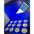 Комплект серебряных монет Знакi задыяка. 2013 г. Знаки Зодиака , Серебро , 20 р *12 шт