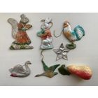 Картонаж ретро елочные игрушки