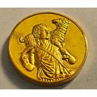 24 Карата  позолота Настольная медаль