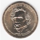 1 доллар США 2010 год 14-й Президент Франклин Пирс двор P _состояние UNC