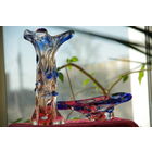 Ваза + пепельница  ( продается комплектом )   Чехословакия  ( все целое )