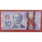 Канада, 10 долларов 2013 года, полимер