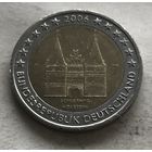 Германия 2 евро 2006 - Голштинские ворота в Любеке, Шлезвиг-Гольштейн (F - Штутгарт)