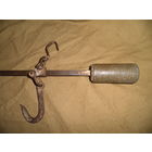 Старинный Курляндский безмен(польского типа),измерение в фунтах,начало 20-го века.С рубля.