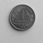 1 рейхсмарки(1934г.) М.Д.(А) Никель.