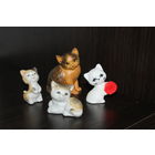 Декоративные статуэтки "Котики", 4 шт.