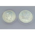 1oz Серебро, Канада 2010г. ( 2 монеты )