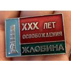 Значок. 30 лет Освобождении Жлобина
