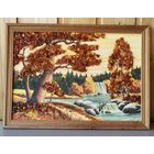 Картина янтарная