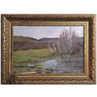 Азгур Г.Г."Подых вясны",1954 г. К/М 24,5х36 см.