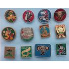 Значки. Мультфильмы. Сказки. Детские.