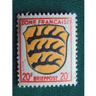 Германия. Французская зона оккупации 1945г.