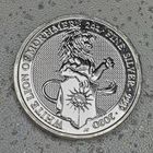 5 фунтов 2020. Белый лев Мортимера. 62,5гр.