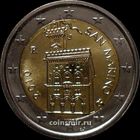 Сан-Марино 2 евро 2010 Unc в холдере