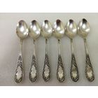 Ложки чайные Старое Пламя, мельхиор. Кольчугино, СССР